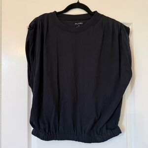 Pilcro Anthropologie Bubble Hem Muscle Tee